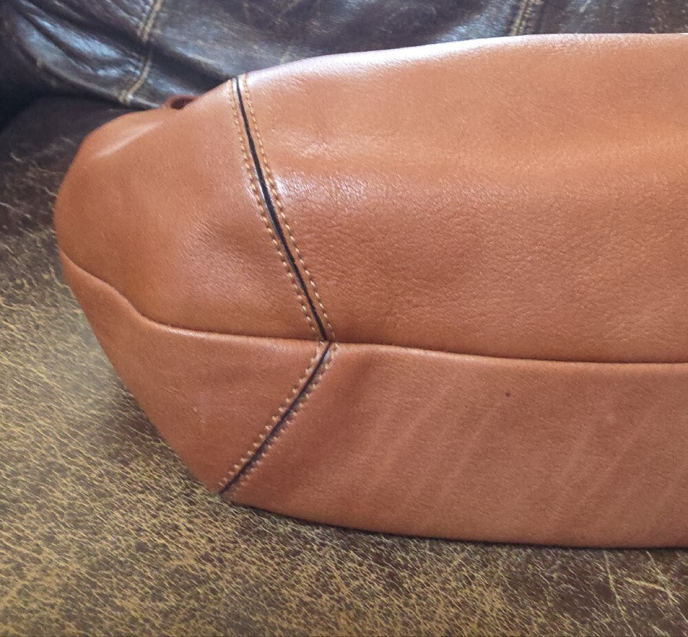 Coach Vintage ERGO Leather Hobo Shoulder Bag in Saddle Brown CIRCA 2000 MEDIUM - Picture 4 of 11